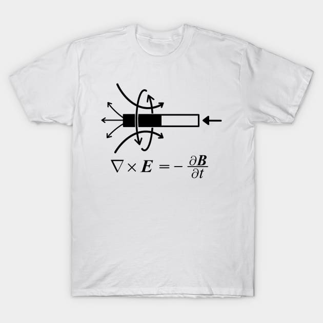 Maxwell Equation 3 T-Shirt by Silentrebel